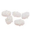 Jewelry Accessories Plastic Resin Opal Hamsa Bead With Small Hole And Environmental Protection Treatment