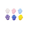 Jewelry Accessories Plastic Resin Opal Hamsa Bead With Small Hole And Environmental Protection Treatment