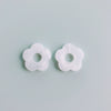 Jewelry Accessories Plastic Resin Plant Flower Earrings