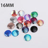 Jewelry Accessories Plastic Resin Round Fish Scale Patch