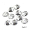 Jewelry Accessories Plastic Resin Round Fish Scale Patch