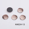 Jewelry Accessories Plastic Resin Round Fish Scale Patch