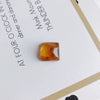 Jewelry Accessories Plastic Resin Square Geometric Smudged Ink Pattern