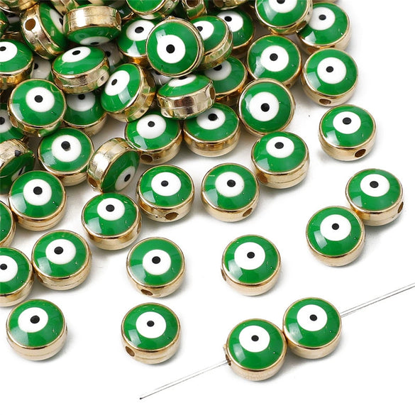 Jewelry Accessories Resin Beads Devil's Eye Pattern Handmade Pearlescent Treatment Bracelet Key Pendant