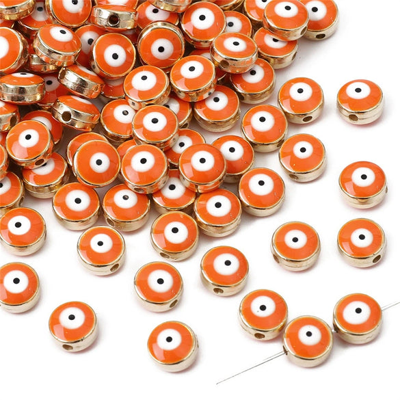 Jewelry Accessories Resin Beads Devil's Eye Pattern Handmade Pearlescent Treatment Bracelet Key Pendant