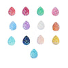 Jewelry Accessories Resin Plastic Earrings With Water Droplets Crystal Cluster Star Design
