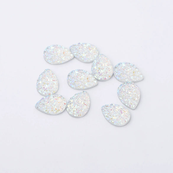 Jewelry Accessories Resin Plastic Earrings With Water Droplets Crystal Cluster Star Design