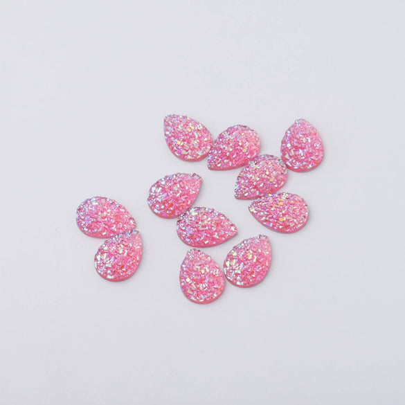 Jewelry Accessories Resin Plastic Earrings With Water Droplets Crystal Cluster Star Design