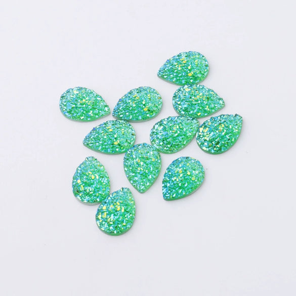 Jewelry Accessories Resin Plastic Earrings With Water Droplets Crystal Cluster Star Design
