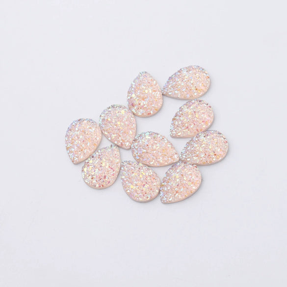Jewelry Accessories Resin Plastic Earrings With Water Droplets Crystal Cluster Star Design