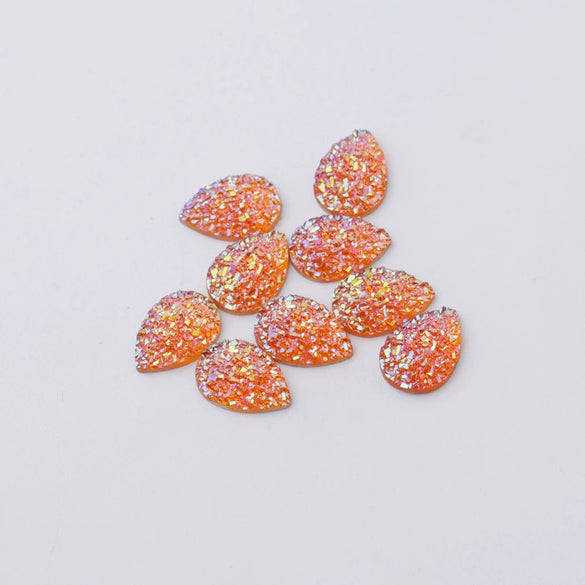 Jewelry Accessories Resin Plastic Earrings With Water Droplets Crystal Cluster Star Design