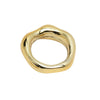 Jewelry Accessories Retro Simple Wind Design Wave Pattern Hollow Geometric Electroplated Handmade