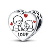 Jewelry Accessories Silver Plated Copper Heart Dripping Oil Design