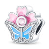 Jewelry Accessories Silver Plated Luminous Butterfly Dripping Oil Design