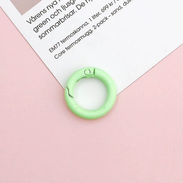 Jewelry Accessories Spring Ring Alloy Baking Paint