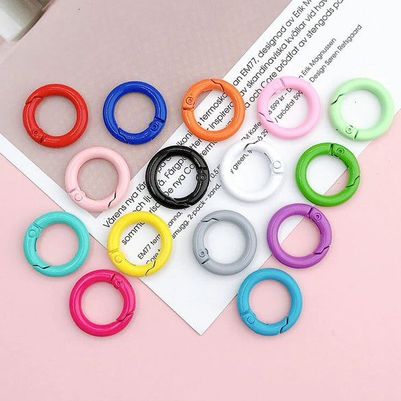 Jewelry Accessories Spring Ring Alloy Baking Paint