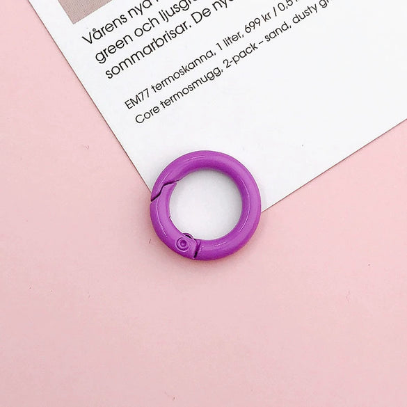 Jewelry Accessories Spring Ring Alloy Baking Paint