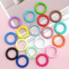 Jewelry Accessories Spring Ring Alloy Candy Color Painted Hardware Keychain