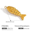 Jewelry Accessories Stainless Steel Acrylic Shell Ceramic Rainbow Pendant Electroplating