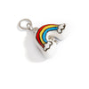Jewelry Accessories Stainless Steel Acrylic Shell Ceramic Rainbow Pendant Electroplating