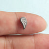 Jewelry Accessories Stainless Steel Angel Wings Pendant With Wave Pattern And Electroplating Treatment