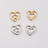 Jewelry Accessories Stainless Steel Braided Cut Out Heart Star Peach Heart Fivepointed Star Fine Polishing