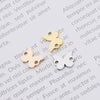 Jewelry Accessories Stainless Steel Butterfly Double Hole Pendant Fine Polishing