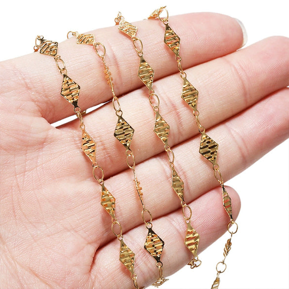 Jewelry Accessories Stainless Steel Chain Electroplated Diy Handmade