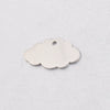 Jewelry Accessories Stainless Steel Cloud Pendant Mirror Polished Glossy Minimalist