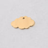 Jewelry Accessories Stainless Steel Cloud Pendant Mirror Polished Glossy Minimalist