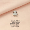 Jewelry Accessories Stainless Steel Creative Small Hole Bead Pendant With Cartoon People Pattern For Boys And Girls Couples Fine Polished