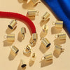 Jewelry Accessories Stainless Steel Cylinder Hanging Bucket Chain Buckle Leather Rope Connection Buckle Vacuum Plated Handmade