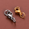 Jewelry Accessories Stainless Steel Double Ring Lobster Clasp Electroplating Finishing Combination Connection Buckle For Necklace And Bracelet