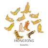 Jewelry Accessories Stainless Steel Dripping Oil Western Cowboy Boots Pendants For Men And Women