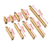 Jewelry Accessories Stainless Steel Electroplated Bead Chain Tube Sliding Buckle Tassel Earrings