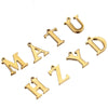 Jewelry Accessories Stainless Steel English Letter Pendant Bracelet Necklace 18K Electroplated