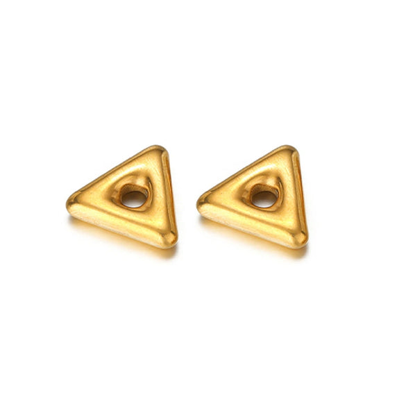 Jewelry Accessories Stainless Steel Flowers Geometric Fivepointed Star Square Gasket Beads Electroplated Pendant For Necklace Bracelet