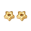 Jewelry Accessories Stainless Steel Flowers Geometric Fivepointed Star Square Gasket Beads Electroplated Pendant For Necklace Bracelet