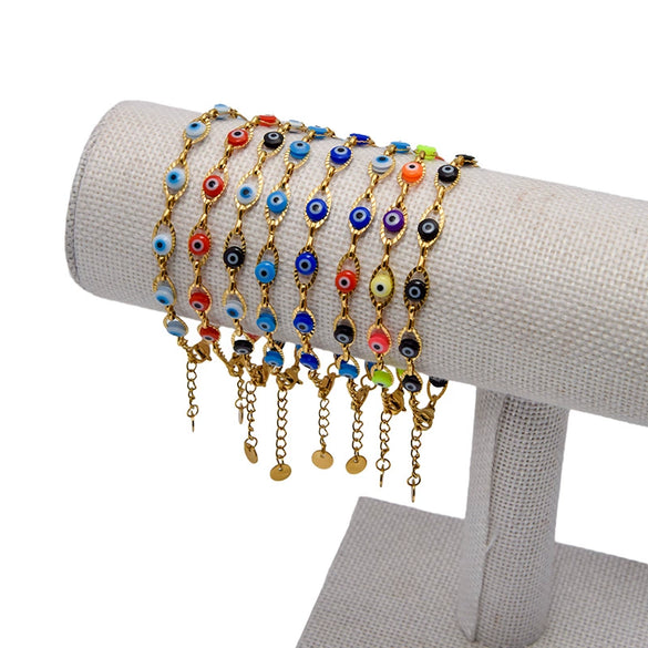 Jewelry Accessories Stainless Steel Geometric Electroplating Personality Joker Bracelet