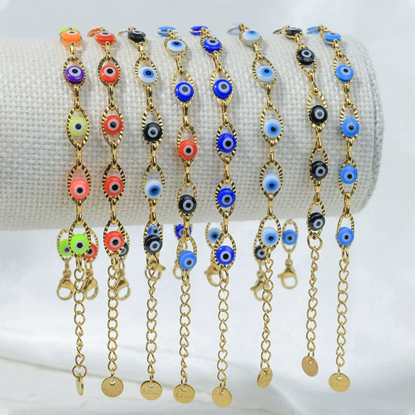 Jewelry Accessories Stainless Steel Geometric Electroplating Personality Joker Bracelet