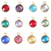 Jewelry Accessories Stainless Steel Geometric Fashion Ol Electroplating Birthstone Pendant