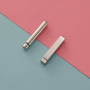 Jewelry Accessories Stainless Steel Glossy Geometric Cylindrical Cuboid Telescopic Stereo Stick Pendant Electroplated