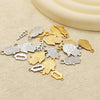 Jewelry Accessories Stainless Steel Gold Pendant With Wings Pattern Handmade Electroplated