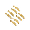 Jewelry Accessories Stainless Steel Gold Pendant With Wings Pattern Handmade Electroplated