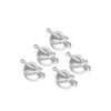 Jewelry Accessories Stainless Steel Gold Plated Heart Connector Pendant For Diy Necklace Earrings