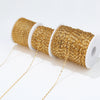 Jewelry Accessories Stainless Steel Gold Plated Oval Chain Bracelet Necklace