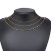Jewelry Accessories Stainless Steel Gold Plated Oval Chain Bracelet Necklace