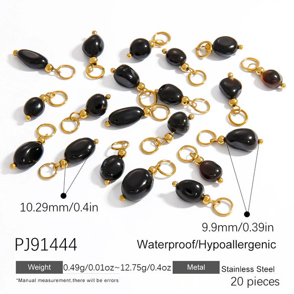 Jewelry Accessories Stainless Steel Handmade Pendant With Natural Stone