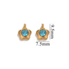 Jewelry Accessories Stainless Steel Heart And Five Pointed Star Pendant Earrings Necklace Bracelet With Electroplating
