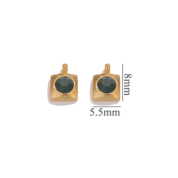 Jewelry Accessories Stainless Steel Heart And Five Pointed Star Pendant Earrings Necklace Bracelet With Electroplating